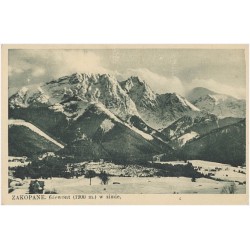 Zakopane. Giewont (1900 m.) w zimie