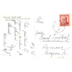 Otakar Štáfl: Vysoké Tatry. Žabi Pleso (1920 m nad mořem) a Žabi Kůň. (Cestou na Rysy.)