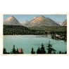 Vysoké Tatry - Štrbské Pleso, v pozadí Solisko, Patria a Velká Vysoká