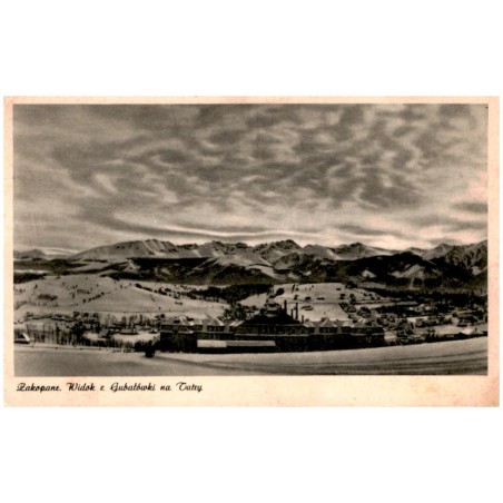 Zakopane. Widok z Gubałówki na Tatry