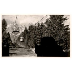 Tatr. Lomnica - Lanovka na Lomnický štít 2634 m. Drahtseilbahn auf der Lomnitzer Spitze 2634 m. Függövasút a Lomniczi csúcsra 26