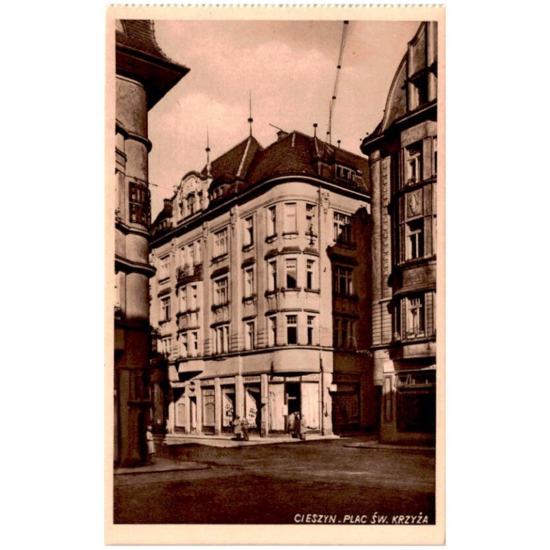 Cieszyn. Plac św. Krzyża / Rewers: Cieszyn. Plac św. Krzyża. Teschen. Kreutzplatz.