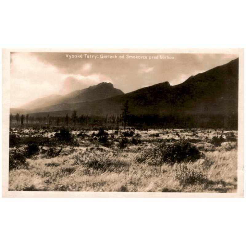 Vysoké Tatry: Gerlach od Smokovca pred búrkou. 5957