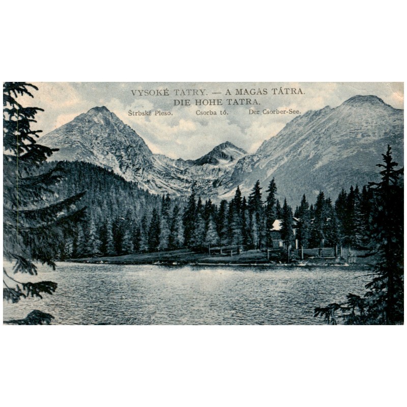 Štrbske Pleso. Csorba tó. Der Csorber-See