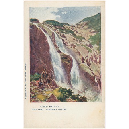 Tatry: Siklawa. Hohe Tatra: Wasserfall Siklawa.