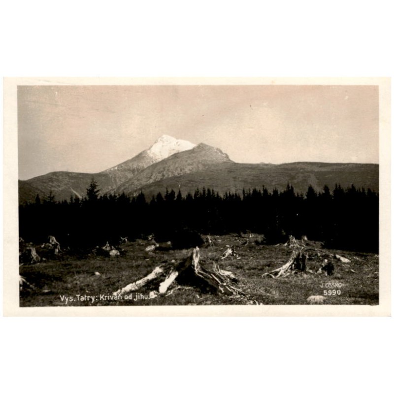 Vys. Tatry: Kriváň od jihu. 5990