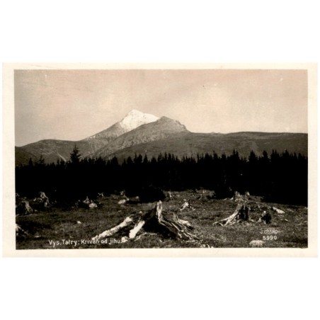 Vys. Tatry: Kriváň od jihu. 5990