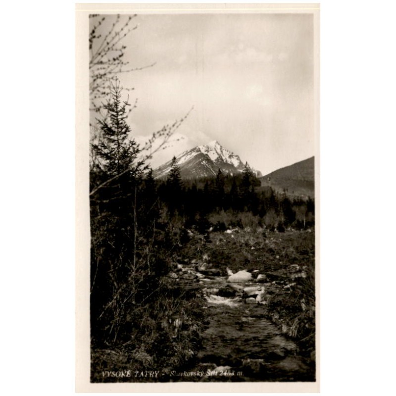 Vysoké Tatry - Slavkovský Štít 2453 m