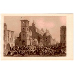 Kościół O. O. Dominikanów w Krakowie. Widok po pożarze w r. 1850.