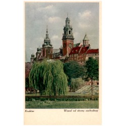Kraków. Wawel od strony zachodniej