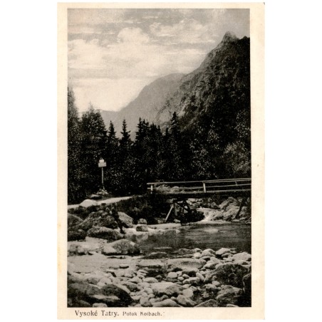 Vysoké Tatry. Potok Kolbach.