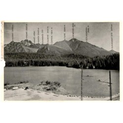 Štrbské Pleso. Vysoké Tatry, vých. část.