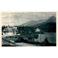 Štrbské Pleso: Kriváň 2496 m a Solisko 2414 m.