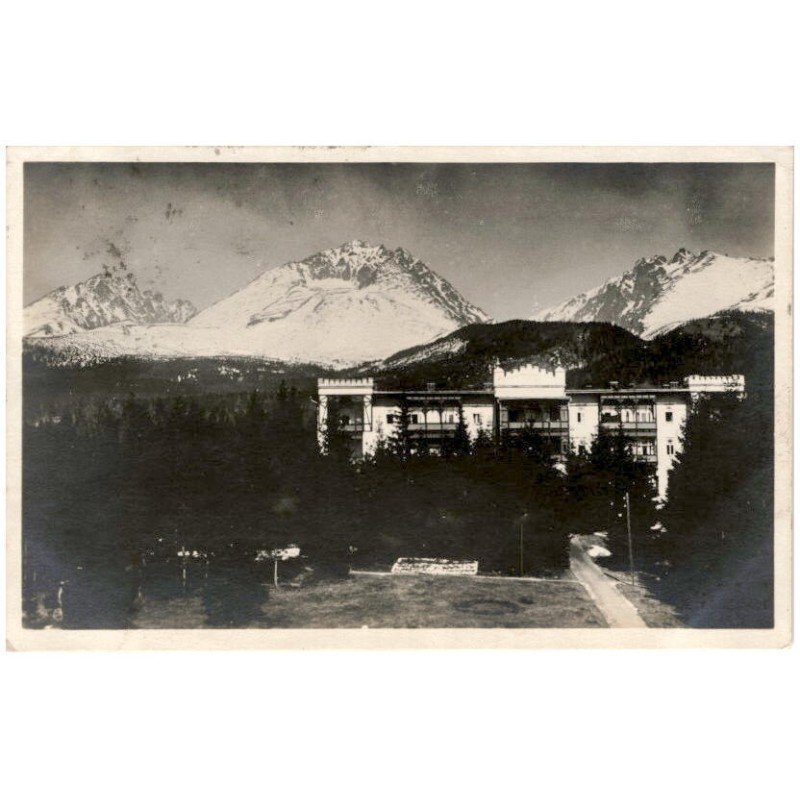 Tatranská Polianka: Sanatorium Dr. Guhra. Tatra-Weszterheim (1010 m): Sanatorium Dr. Guhr. Tátraszéplak: Dr. Guhr-szanatorium.