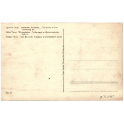 Vysoké Tatry. Tatranská Polianka. Žlta stena, a Gerlachovsky štít. Hohe Tatra. Westerheim. Gelbewand u. Gerlachsdorfer Spitze. M