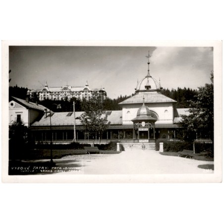 Vysoké Tatry. Tatr. Lomnica. Kúpele - Grand Hotel "Praha". 2323