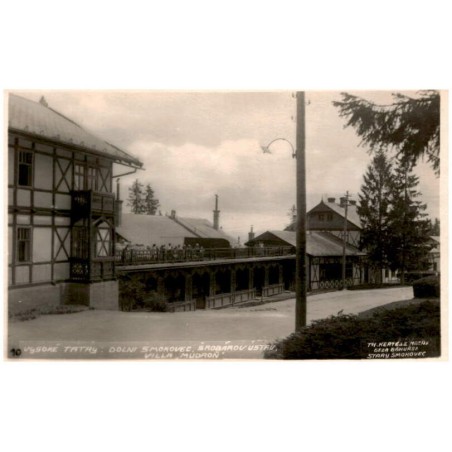 Vysoké Tatry: Dolni Smokovec, Šrobárov ústav, villa "Mudroň"