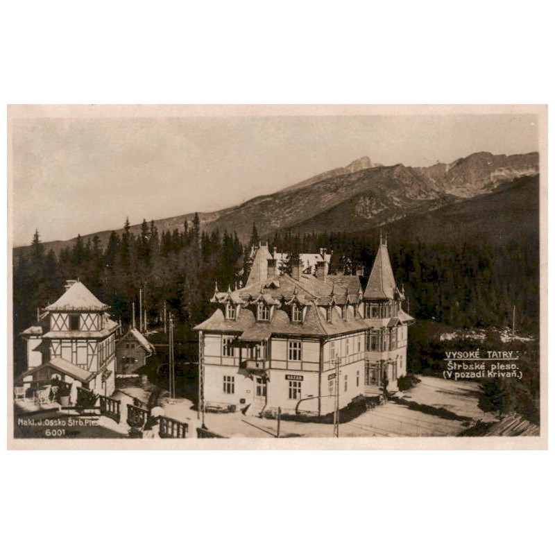 Vysoké Tatry: Štrbské pleso. (V pozadí Kriváň.) 6001