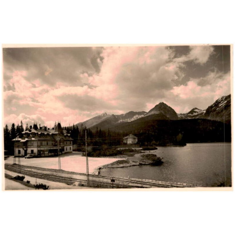 Vysoké Tatry. Štrbské Pleso. Grand Hotel. Hohe Tatra. Csorber See.