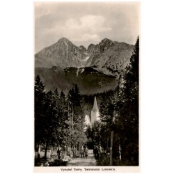 Vysoké Tatry. Tatranská Lomnica / Rewers: Hohe Tatra, Tatralomnitz. Magas Tátra. Tátralomnicz.