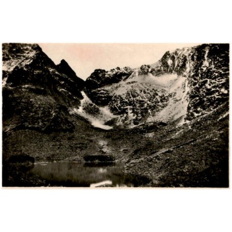 Vysoké Tatry. Žabie plieso, Rysy. Hohe Tatra. Froschsee, Meeraugspitze. Magas Tátra. Békástó és Tengerszemcsúcs.
