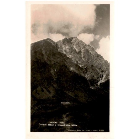 Vysoké Tatry. Gerlach 2663 m a Sliezský dom 1678 m. 11286