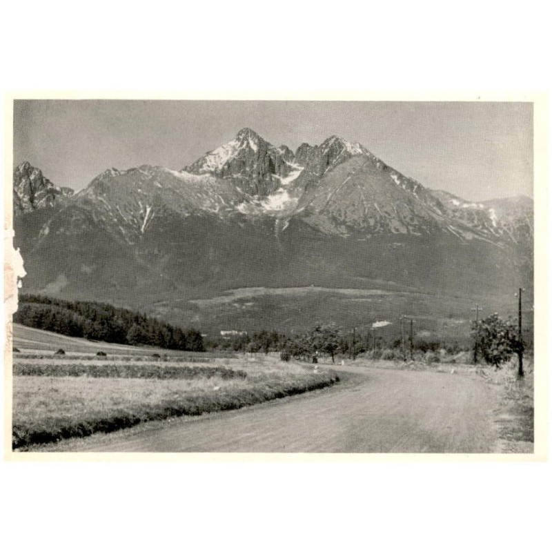 Tatranská Lomnica (Morava, Praha), Lomnický štít 2634 m.