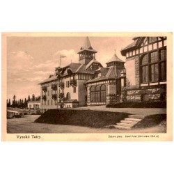 Vysoké Tatry. Štrbské pleso. Grand Hotel (jižni strana 1350 m)
