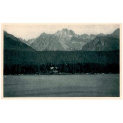 Štrbské Pleso 1350 m a Vysoká 2565 m.