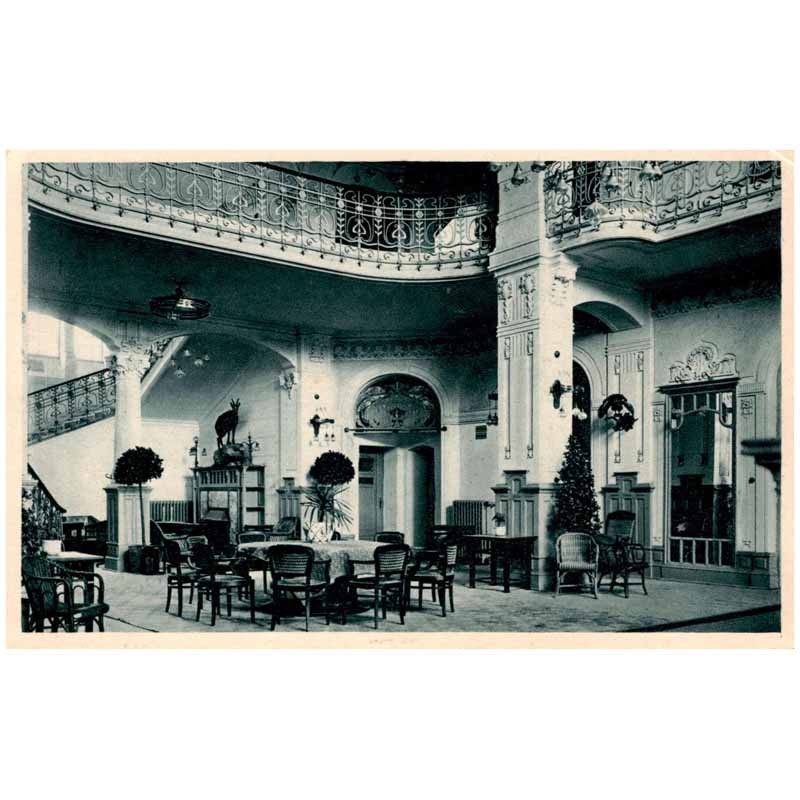 Tatranská Lomnica: Vestibul grandhotelu Praha.
