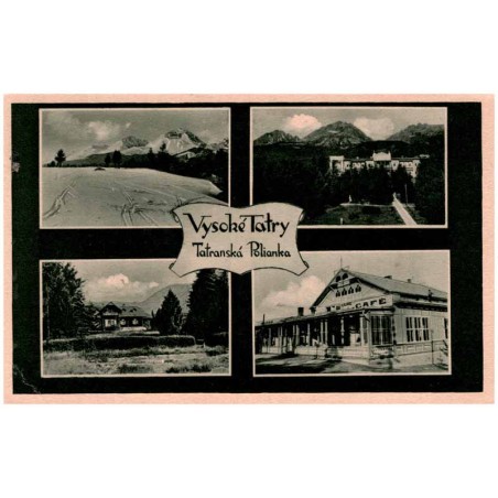 Vysoké Tatry. Tatranská Polianka / Rewers: Vysoké Tatry - Tatranská Polianka 1928