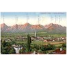 Vysoké Tatry. - Pohľad od Popradu.