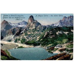 Zöldtó a Feherviz-völgyben. Grüner See im Weißwassertal (1542 m). / Rewers: Zelené pleso v doline bielej vody