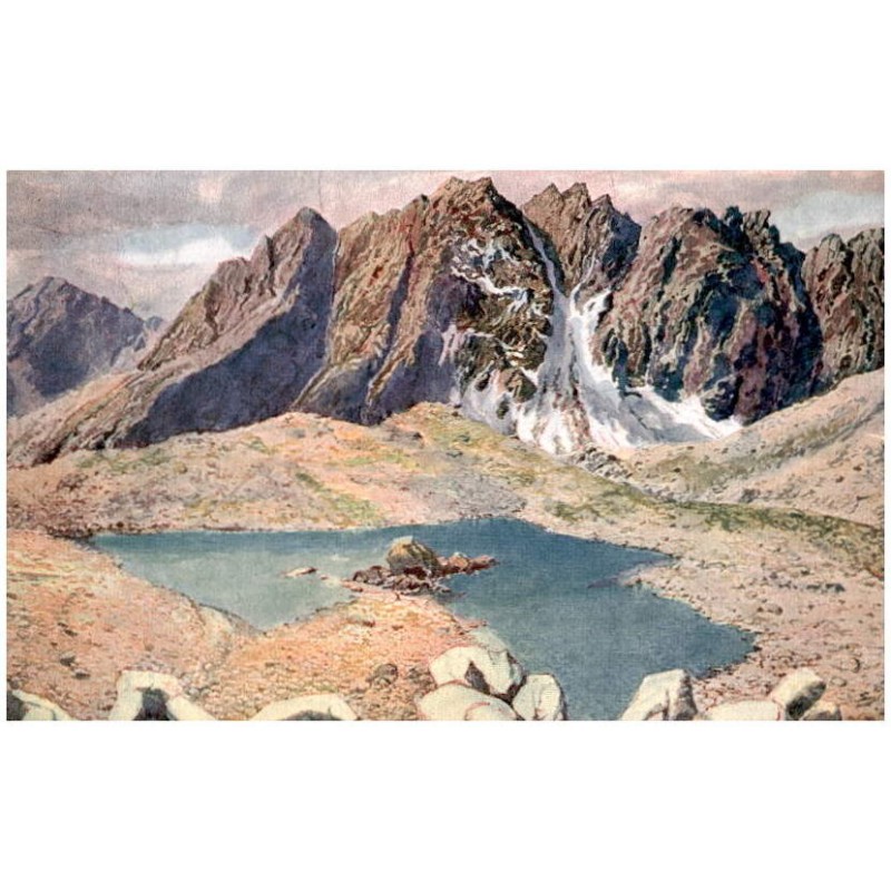 Ot. Štáfl: Tatry. Štrbské pleso: "Žabie Pleso" (cestou na "Rysy").