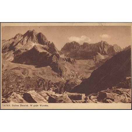 Tatry. Dolina Złomisk. W głębi Wysoka