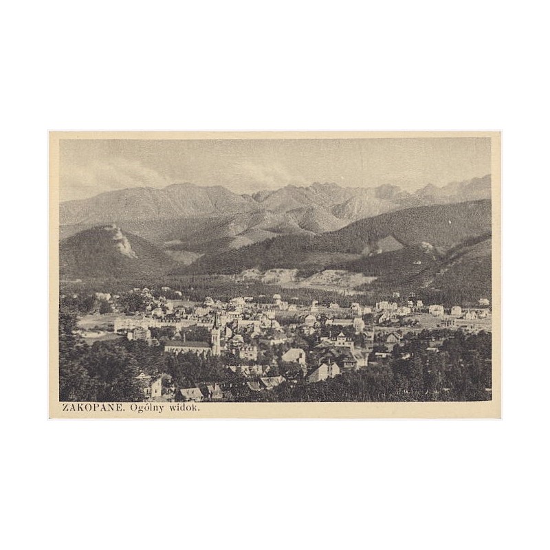 Zakopane. Ogólny widok