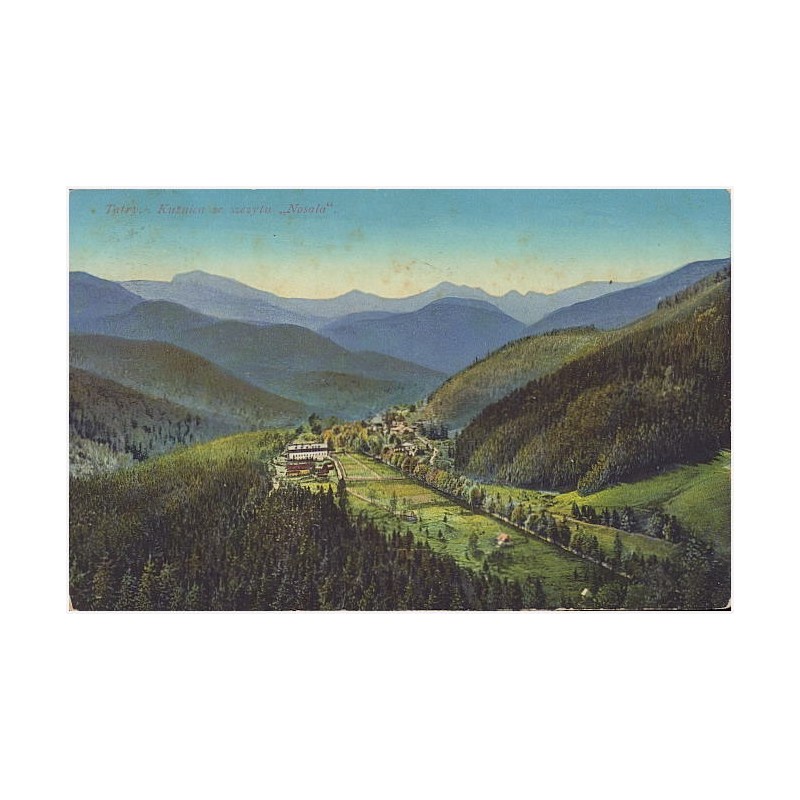 Tatry. Kuźnica ze szczytu "Nosala"