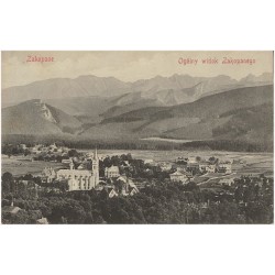 Zakopane. Ogólny widok Zakopanego
