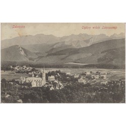 Zakopane. Ogólny widok Zakopanego