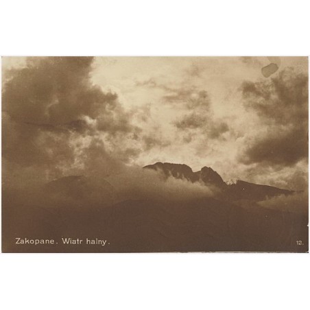Zakopane. Wiatr halny. 12