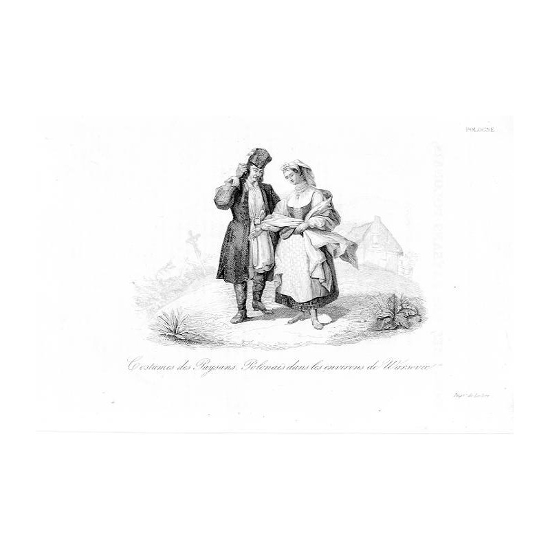 "Costumes des Paysans Polonais dans les environs de Warsovie"