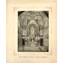 4. "Wnętrze Kaplicy N. P. Maryi w Kościele Jasnogórskim."
