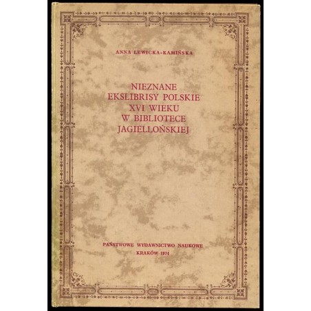 Nieznane ekslibrisy polskie XVI wieku w Bibliotece Jagiellońskiej
