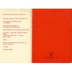 25 lat PZPR. Plakat 1948-1973