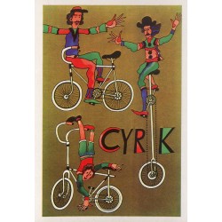 Polski plakat cyrkowy / Gustaw Majewski Stanisław Miedza-Tomaszewski Marian Stachurski Waldemar Świerzy Maciej Urbaniec Dan