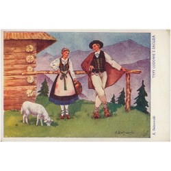 Typy ludowe z Zaolzia. A. Bełzowski