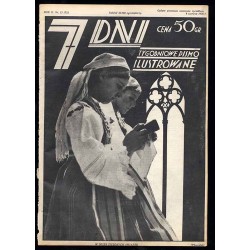 7 Dni. Tygodniowe pismo ilustrowane. R. 2 (1930). Nr 23 (72) (8 czerwca 1930) / okładkowy fotomontaż