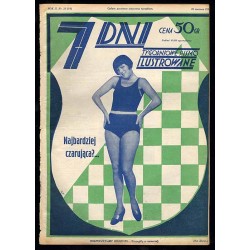 7 Dni. Tygodniowe pismo ilustrowane. R. 2 (1930). Nr 25 (74) (22 czerwca 1930) / okładkowy fotomontaż "Rozpoczynamy konkurs [...