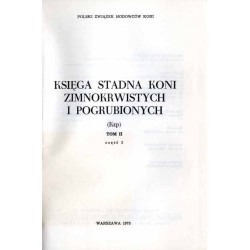 Księga Stadna Koni Zimnokrwistych i Pogrubionych (Kzp). T. 2. Cz. 2