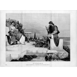 Sielanka / "SIELANKA. Rysunek M. Kotarbińskiego, rytował Edward Nicz w drzeworytni "Kłosów". 7127"